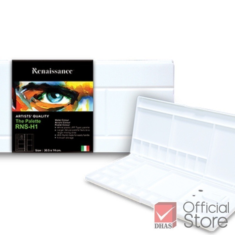 Renaissance จานสี จานผสมสีน้ำ RNS-H1 30.5 x 14 cm. จำนวน 1 ชิ้น — صورة 3