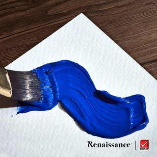 Renaissance พู่กัน สีอะคริลิค พู่กันหัวแบน จำนวน 1 ด้าม (1/2)