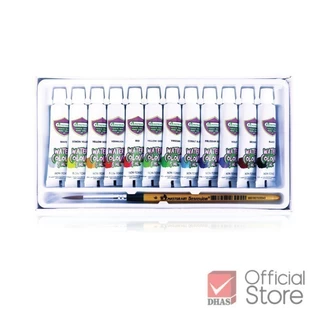 Master Art สีน้ำ 5 มล. 12 สี แถมพู่กัน จำนวน 1 กล่อง