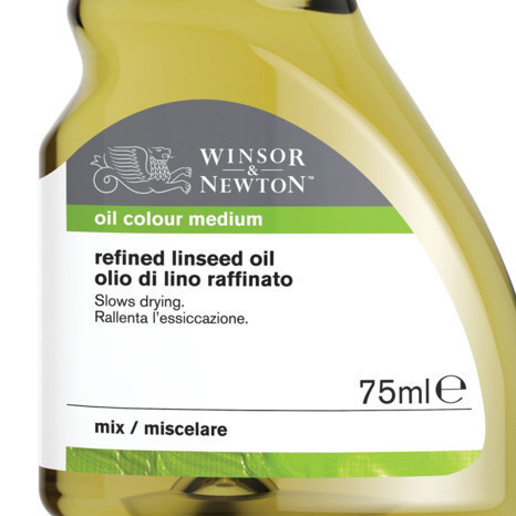 Winsor&Newton น้ำมันลินสีด 75 มล. LINSEED OIL จำนวน 1 ขวด ราคา ถูกที่สุด ดีลบีเคเค แกลเลอรีภาพที่ 2