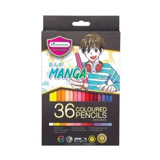 Master Art สีไม้ ดินสอสีไม้ 36 สี รุ่นมังงะ Special Collection จำนวน 1 กล่อง
