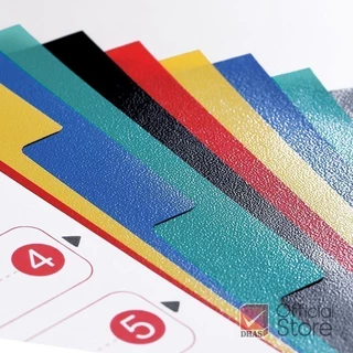 Elephant อินเด็กซ์ แบ่งตามหัวข้อด้วยสี 5 สี 1-10 A4 No.320 จำนวน 1 ชุด