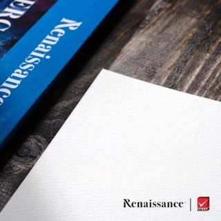 Renaissance สมุดวาดรูป สมุดวาดเขียนสีน้ำ 200 แกรม ผิวหยาบ R-102 จำนวน 1 เล่ม
