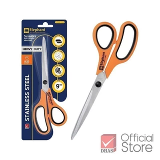 Elephant กรรไกร กรรไกรสแตนเลส Heavy Duty 9 นิ้ว รุ่น HEA 0390 จำนวน 1 เล่ม