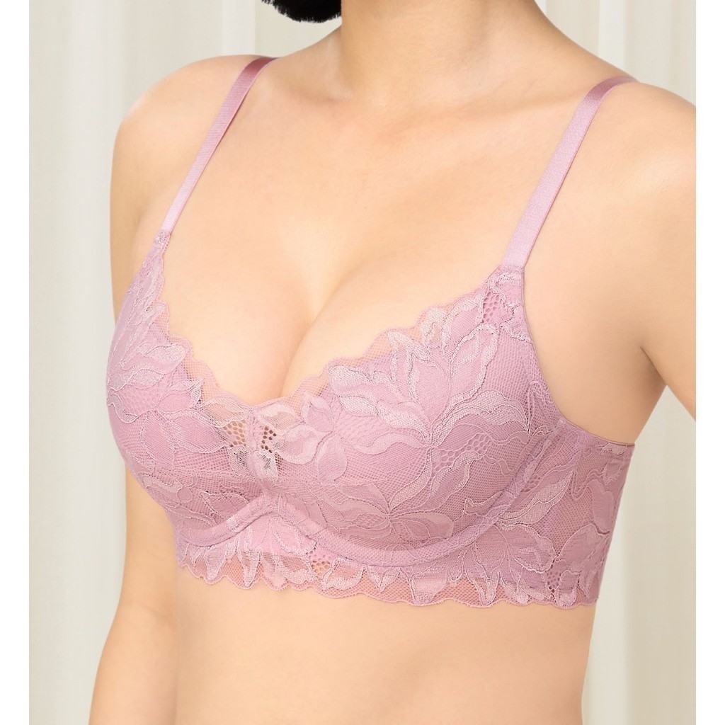 Triumph เสื้อชั้นในมีโครงดันทรง รุ่น Magnolia Lace WHU DV-R รหัส 10218484 สีม่วง 6718 — صورة 2