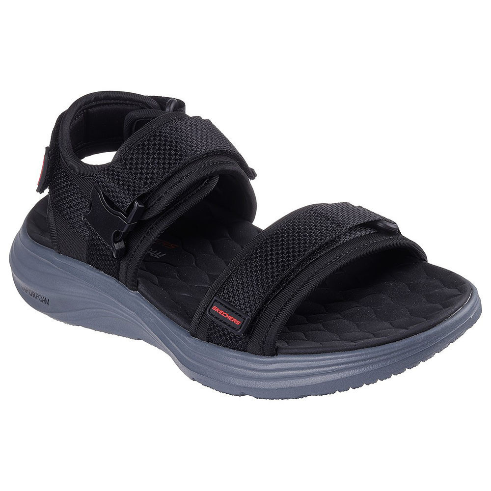 Skechers สเก็ตเชอร์ส รองเท้าแตะผู้ชาย Men Vapor Foam Sandal Sport Shoes - 232899-BLK