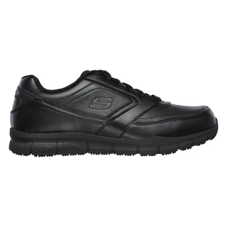 Skechers สเก็ตเชอร์ส รองเท้าทำงานผู้ชาย Men Work Nampa Slip Resistant Work Shoes - 77156-BLK Memory Foam