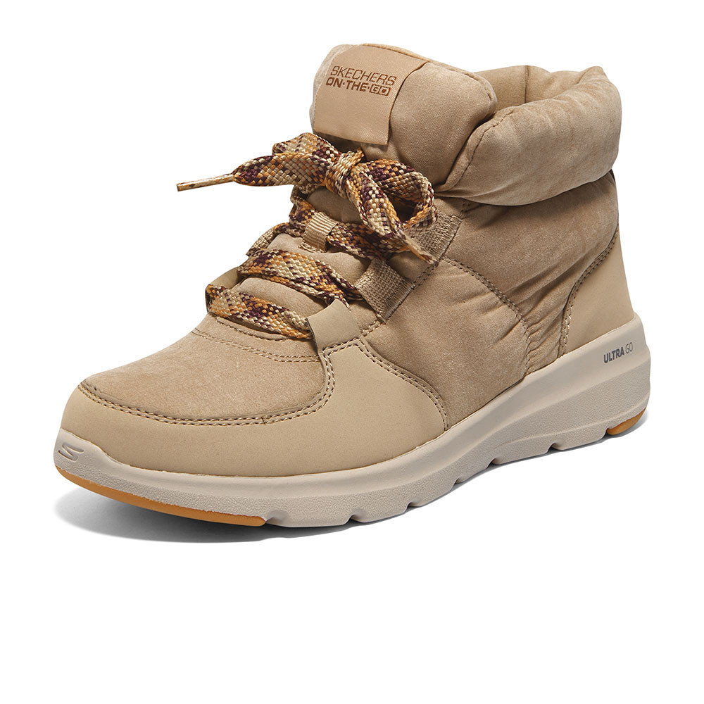 Skechers สเก็ตเชอร์ส รองเท้า ผู้หญิง On-The-Go Glacial Ultra Shoes - 144194-TAN
