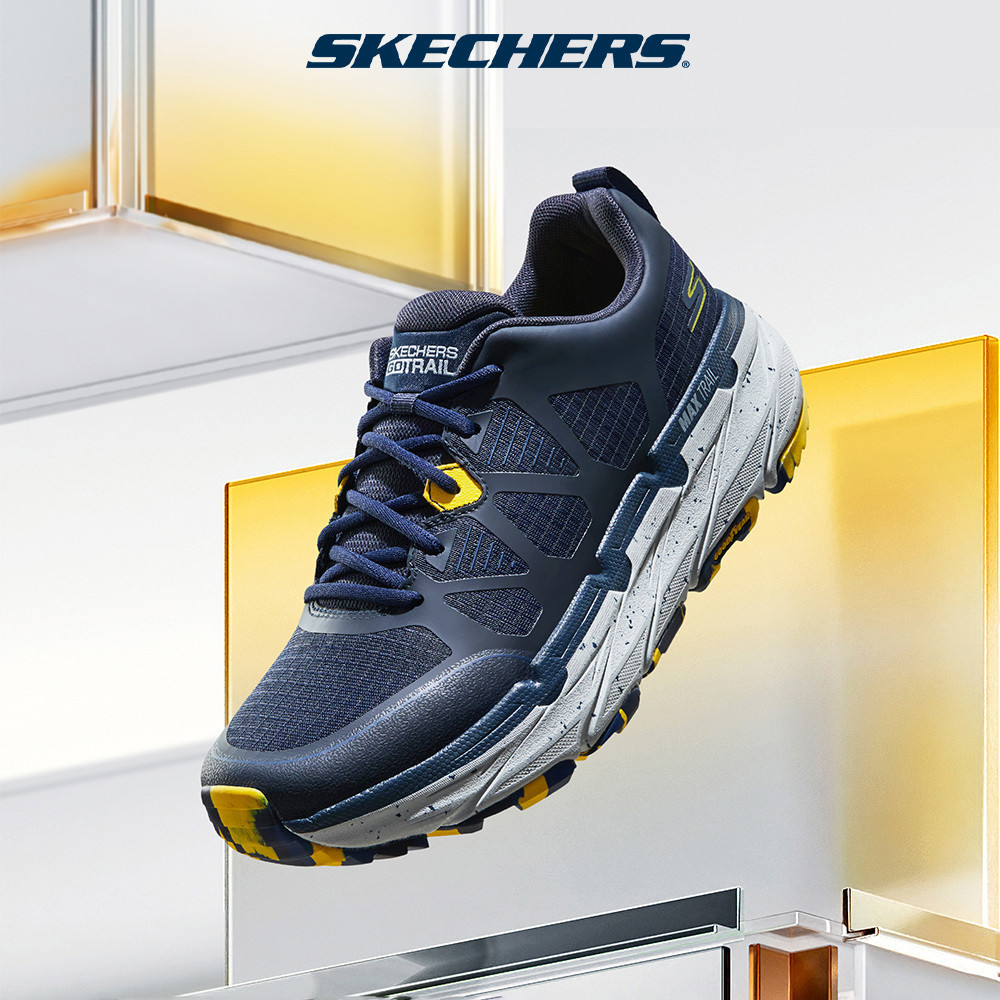 Skechers สเก็ตเชอร์ส รองเท้า ผู้ชาย Good Year Max Cushioning Premier Trail Shoes - 220592C-NVY