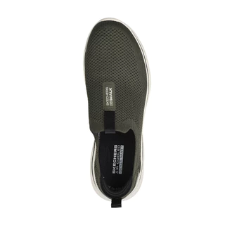 Skechers สเก็ตเชอร์ส รองเท้าผู้ชาย Men GOwalk 7 GOwalk Shoes - 216633-OLBK - Air-Cooled Goga Mat