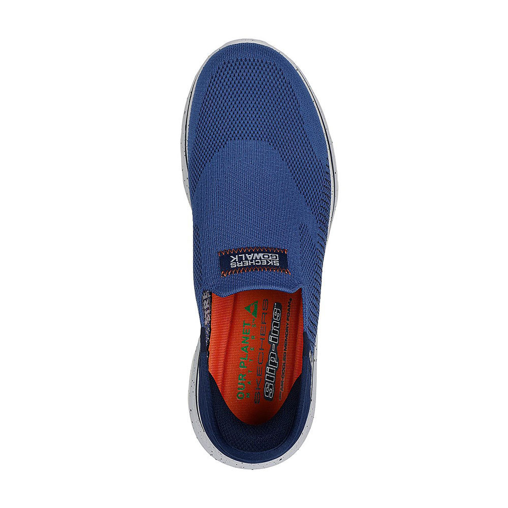 Skechers สเก็ตเชอร์ส รองเท้าผู้ชาย Men Slip-ins GOwalk 7 Walking Shoes - 216800-NVY Air-Cooled Memory Foam