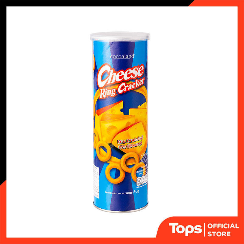 COCOALAND โคโค่แลนด์ชีสริงขนมอบกรอบ 80กรัม [9556296304533]
