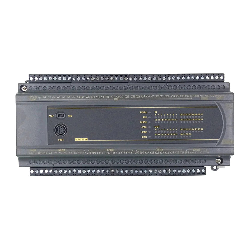 4AD ของ 0-20mA 2DA ของ 0-10V อนาล็อก FX3U 14/20/24/32/40/60 MR/MT RS485 MODBUS เอาท์พุตทรานซิสเตอร์ร