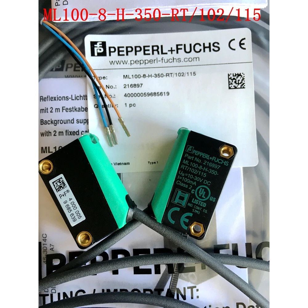 ML100-8-H-350-RT/102/115 P + F เซ็นเซอร์สวิทช์ตาแมว100% ใหม่เดิม