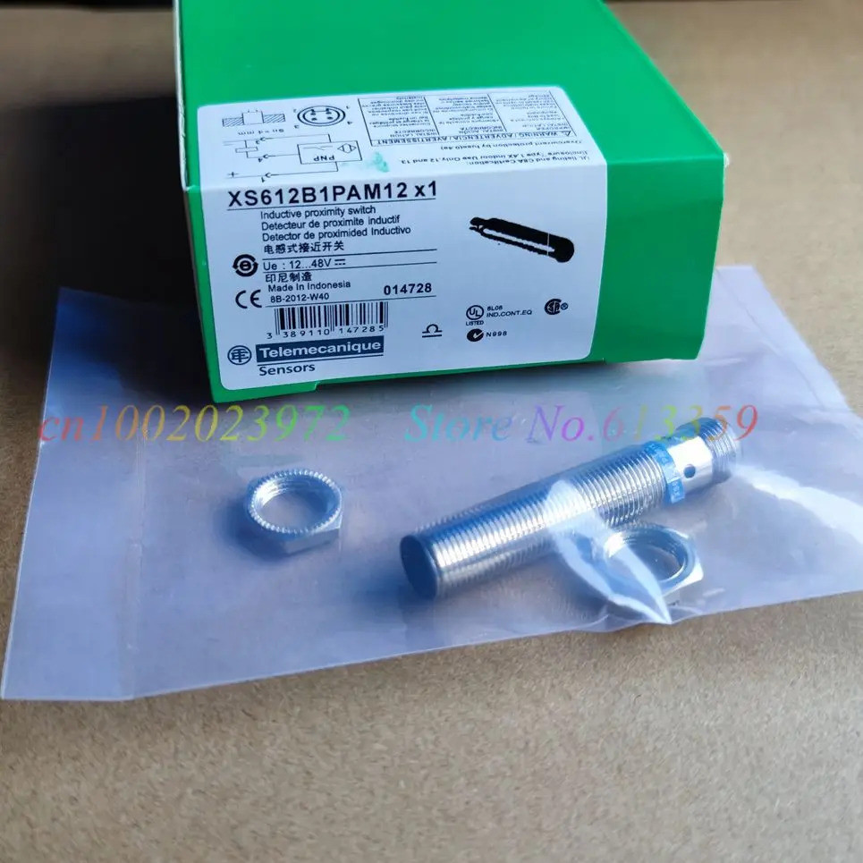 XS612B1NAM12 XS612B1PAM12 เซ็นเซอร์สวิตช์ความใกล้ชิดอินดัคทีฟใหม่จากชไนเดอร์
