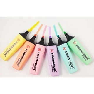 ปากกาเน้นข้อความ Stabilo Boss / Boss Mini / Swing Cool Pastel เซ็ต 6 สี
