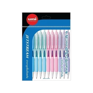 ปากกาลูกลื่น UNI JETSTREAM 101 แบบกด ขนาด 0.5/0.7 MM เซ็ต 12 ด้าม และ 0.5MM เซ็ต 4 ด้าม ฟรีกระดาษโน้ต