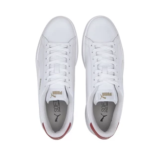 PUMA BASICS - รองเท้าผ้าใบ Smash v2 สีขาว - 36521517
