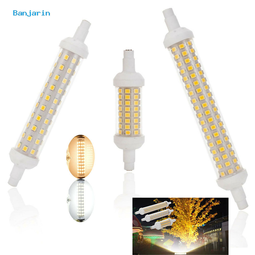 (Malukusk) R7S Ceramics 220V 64/80/144 LED 2835SMD Flood Light Replacement Corn Lamp Bulb