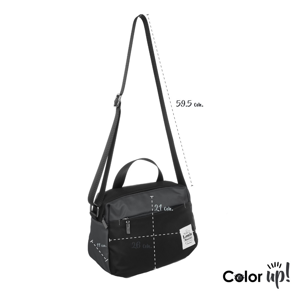 Louis Montini (Color Up) กระเป๋าสะพายข้าง ผ้าไนล่อน Shoulder Bag BSD04