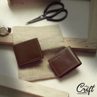 [ส่งด่วนฟรี] Louis Montini (Vintage Style) กระเป๋าสตางค์ผู้ชาย สไตล์วินเทจ กระเป๋าหนังวัวแท้ Men’s wallet TTM090