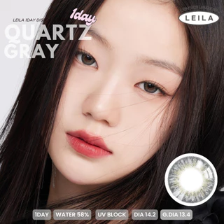 LEILA 1DAY Quartz GRAY 6ชิ้น คอนแทคเลนส์รายวัน
