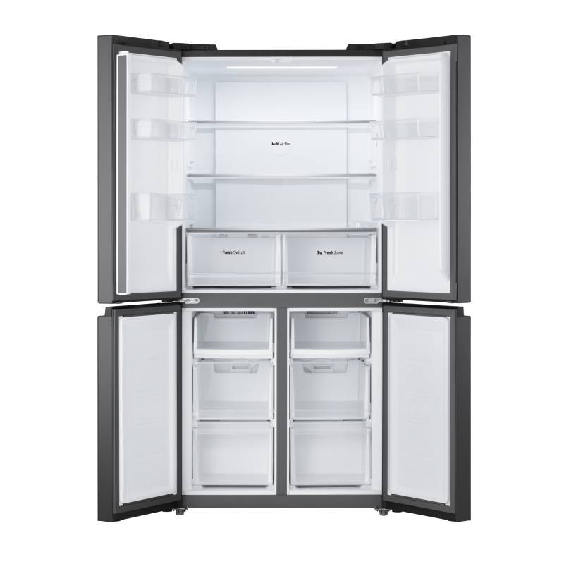 LG ตู้เย็น 4 ประตู 16.7 คิว Inverter (สีดำ) รุ่น GC-B47FMGAH.AMAPLMT