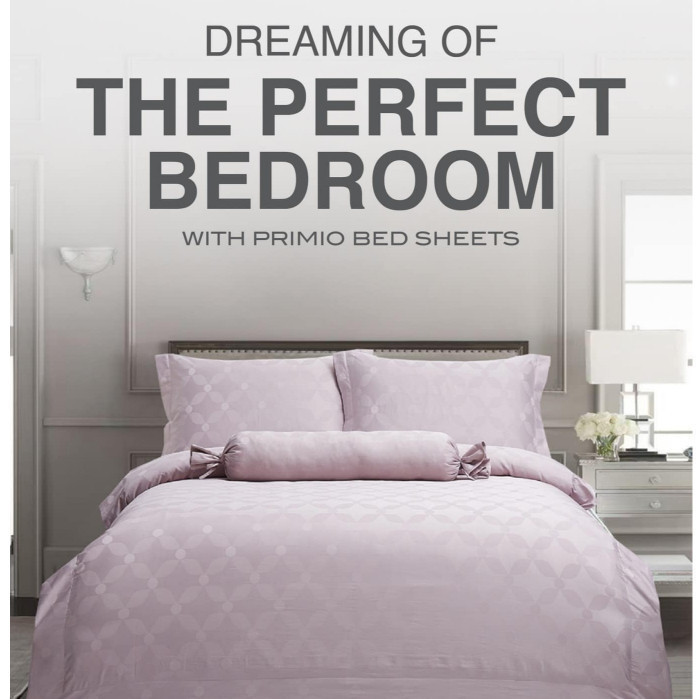 PRIM ชุดผ้าปูที่นอน รุ่น PRIMIO COTTON&MICIFINE ขนาด 3.5, 5, 6 ฟุต นวัฒกรรมจากธรรมชาติ นุ่ม ลื่น ดุจไยไหม
