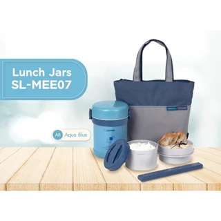 Zojirushi Lunch Jars / ปิ่นโตอาหารสูญญากาศเก็บความร้อน รุ่น SL-MEE07 AB (สีฟ้า)