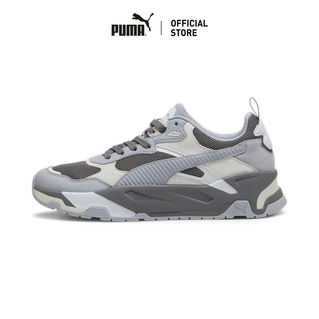 PUMA BASICS - รองเท้าผ้าใบผู้ชาย Trinity สีเทา - 38928924