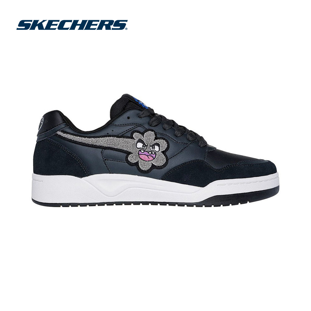 Skechers สเก็ตเชอร์ส รองเท้าผู้ชาย Men SKECHERS Street Koopa Vexx Chenille Doodle Shoes - 183507-BKGY
