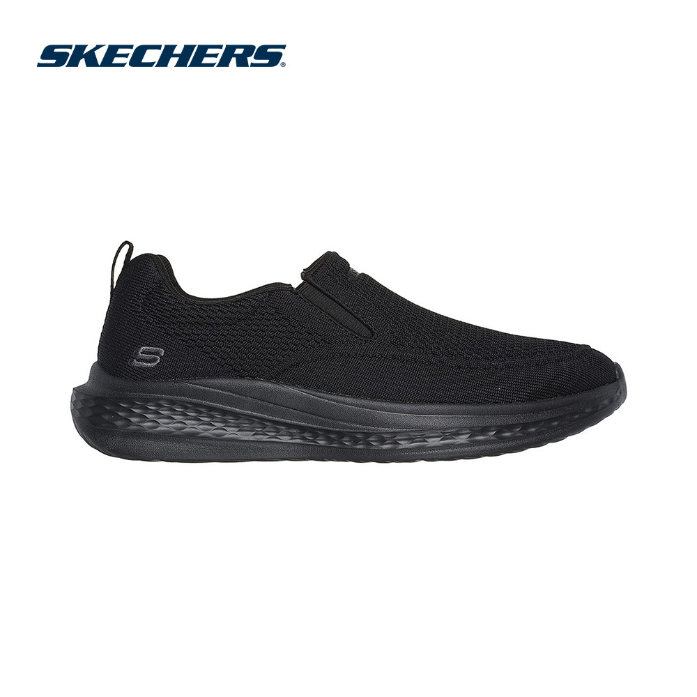 Skechers สเก็ตเชอร์ส รองเท้าผู้ชาย Men SKECHERS USA Streetwear Slade Royce Shoes - 210791-BBK Air-Cooled Memory Foam