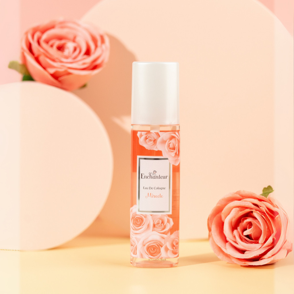 เอนแชนเทอร์ โคโลญจน์ มิราเคิล 100 มล. Enchanteur Cologne 100ml Miracle (น้ำหอม,โคโลญจน์น้ำหอม,น้ำหอม