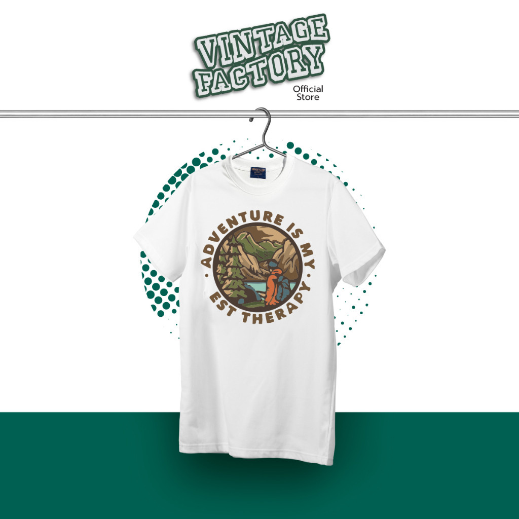 (พร้อมส่ง) เสื้อยืด ADVENTURE IS MY - ผ้า Cotton100%