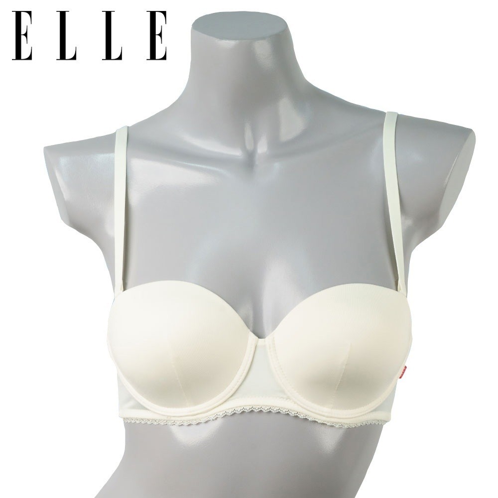 Elle เสื้อชั้นใน รุ่น LB4610 เสริมโครง 1/2 คัพ เกาะอก ถอดสายบ่าได้ ฟองน้ำโมล เสริมPAD ถอดออกได้