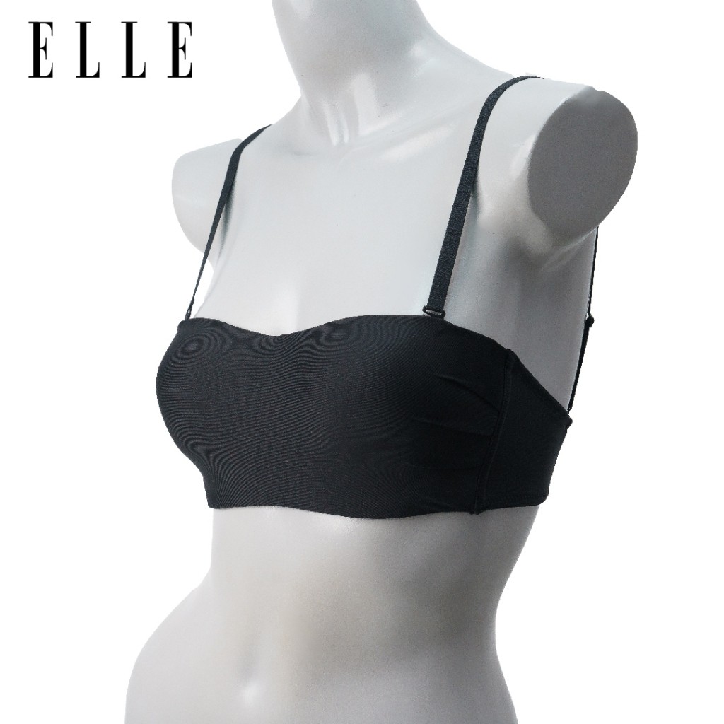 ELLE เสื้อชั้นในแบรนด์ดัง ของแท้ แบบเกาะอก เต้าเรียบ  เสริมโครง ถอดสายบ่าได้ ฟองน้ำโมลบาง ตะขอหลังรุ่น LB8534 - รูปที่ 7