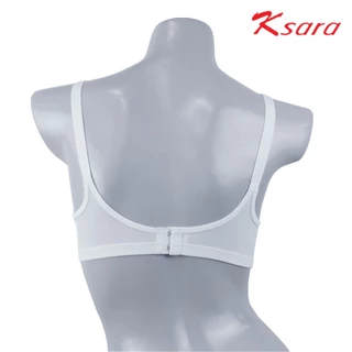 Ksara เสื้อชั้นใน KB3329 ของแท้ เกรด A บราไร้โครง เสริมฟองน้ำแบบตัดต่อ เก็บเนื้อด้านข้าง ตะขอหลัง2แถวปรับ3ระดับ
