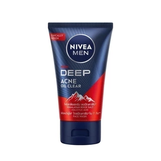 นีเวีย เมน ดีพ แอคเน่ ออยล์ เคลียร์ สครับ มัด โฟม 100 ก. NIVEA เมน โฟมล้างหน้า
