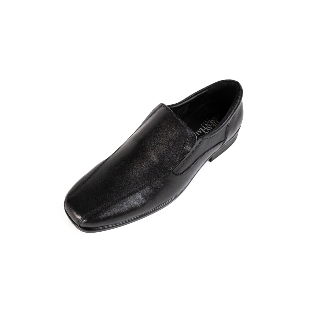 HEAVY SHOES รองเท้าแบบสวมหนังแกะรุ่น NB4903 สีดำ