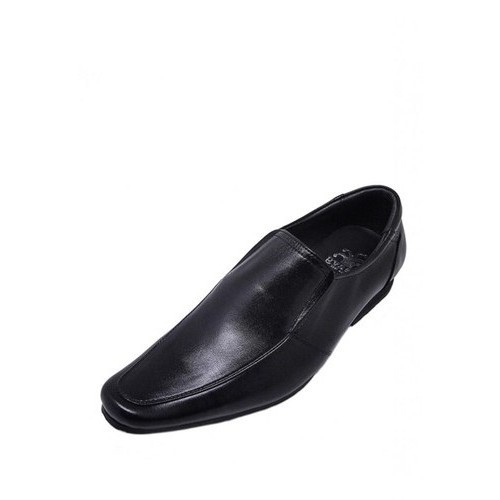 HEAVY SHOESรองเท้าหนังแบบสวม รุ่น PB9255 สีดำ