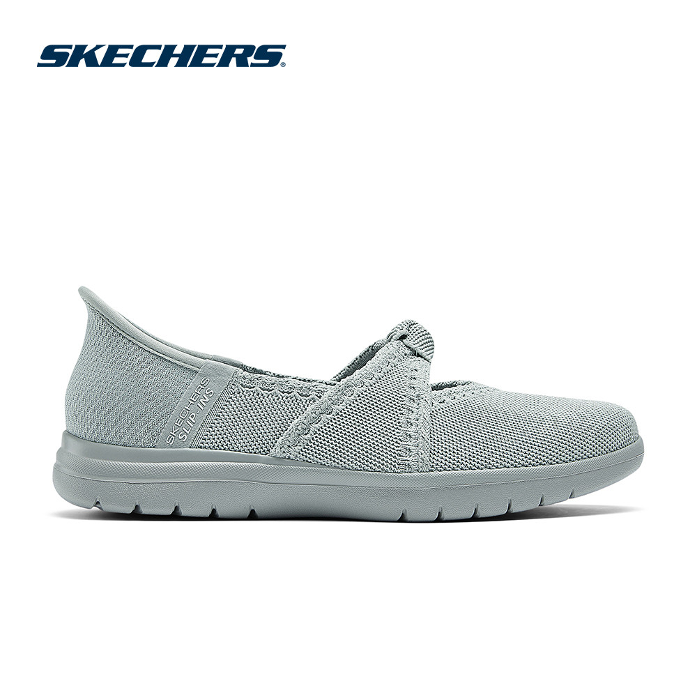 Skechers สเก็ตเชอร์ส รองเท้า ผู้หญิง Slip-Ins On-The-Go Flex Shoes - 138185-LTGY