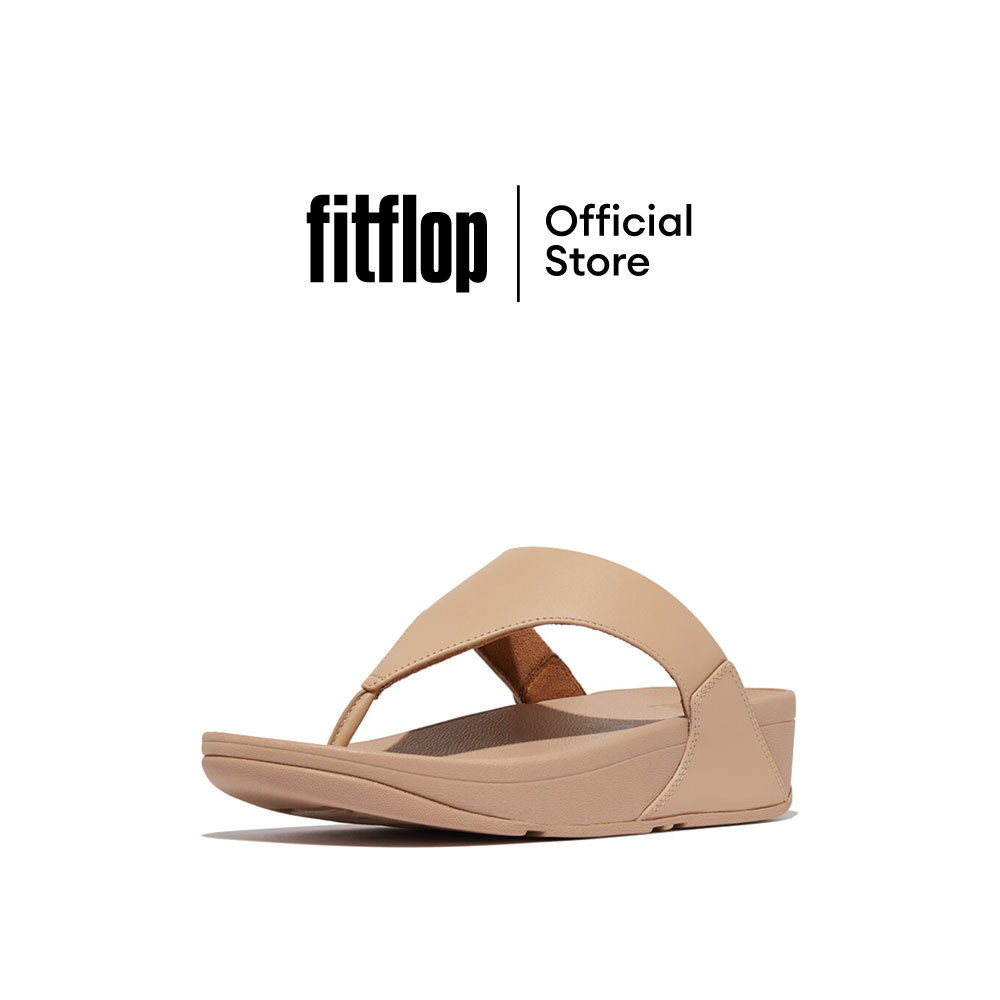 FITFLOP LULU LEATHER TOEPOST รองเท้าแตะแบบหูหนีบผู้หญิง รุ่น I88-B41 สี CLASSIC BEIGE
