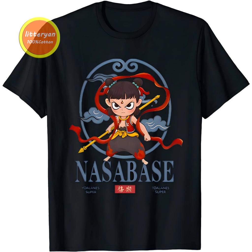 [พร้อมจัดส่งค่ะ]  Nezha 2 เสื้อเชิ้ตผู้หญิงใหม่ เสื้อนมโต nezha เสื้อยืด ผ้ายูนิโคล่