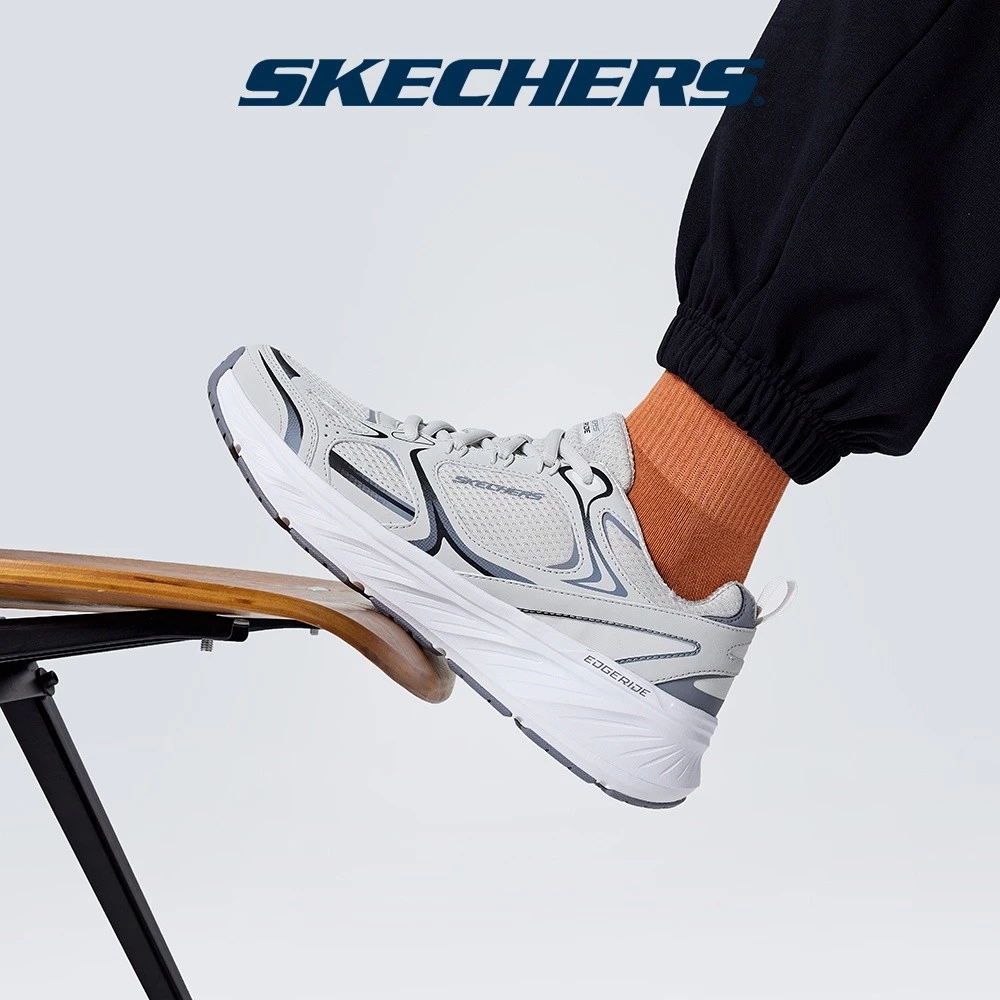 Skechers สเก็ตเชอร์ส รองเท้าผู้ชาย Men Sport Edgeride Exodis Shoes - 232844-GRY Air-Cooled Memory Foam