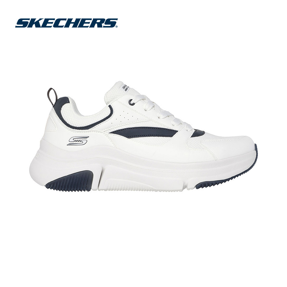 Skechers สเก็ตเชอร์ส รองเท้าผู้ชาย Men Bobs Sparrow Flex Bobs Shoes - 118067-WHT - Memory Foam