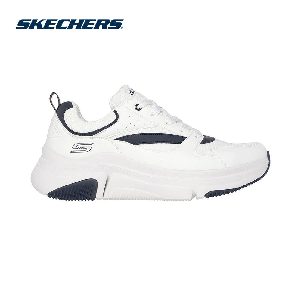 Skechers สเก็ตเชอร์ส รองเท้าผู้ชาย Men Bobs Sparrow Flex Bobs Shoes - 118067-WHT - Memory Foam