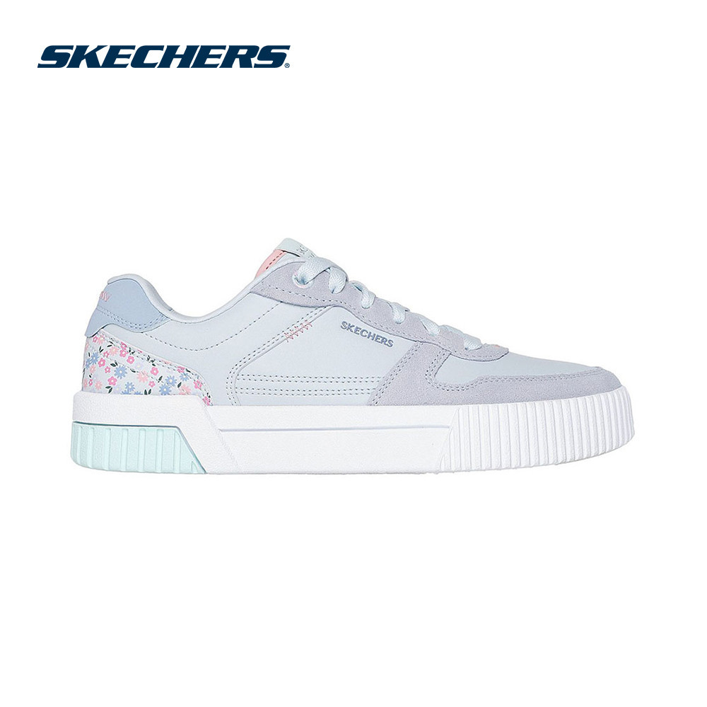 Skechers สเก็ตเชอร์ส รองเท้าผู้หญิง Women SKX Court Classics Jade Dainty Florals Shoes - 185224-LBMT
