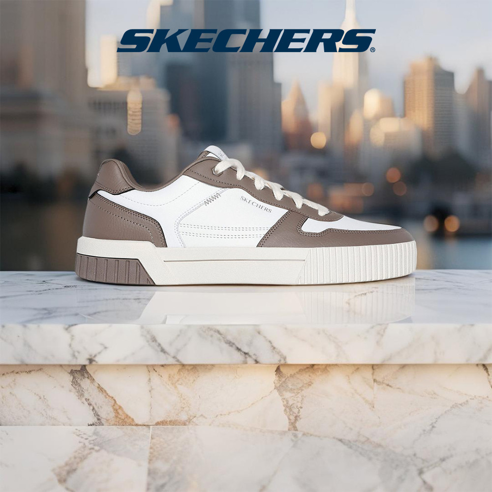 Skechers สเก็ตเชอร์ส รองเท้าผู้ชาย Men Jade Court Classics Shoes - 254043-WBR (FF)
