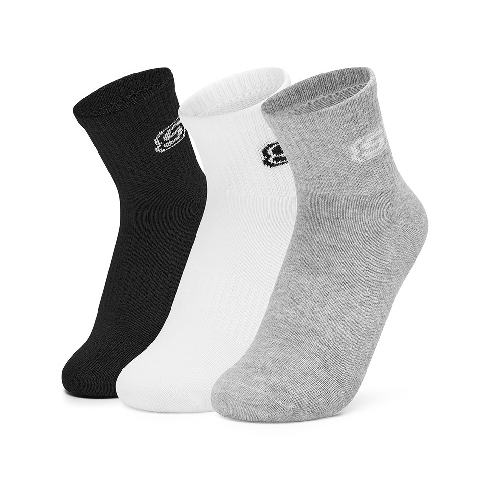 Skechers สเก็ตเชอร์ส ถุงเท้าหุ้มข้อเด็ก Kid Quarter Sock Accessory - L224K010-02G7