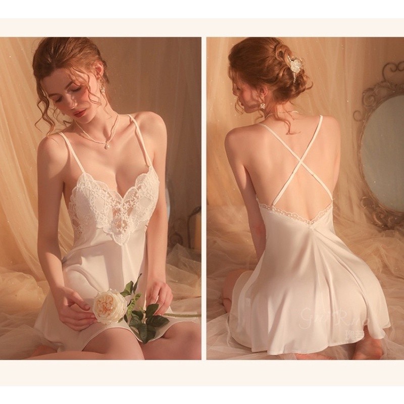 ชุดนอนเซ็กซี่ ชุดนอนไม่ได้นอน 🎗️ ป้าย รุ่น D1854 โอเดล 🏆 เกรดพรีเมี่ยมแท้ BestyShop - รูปที่ 4